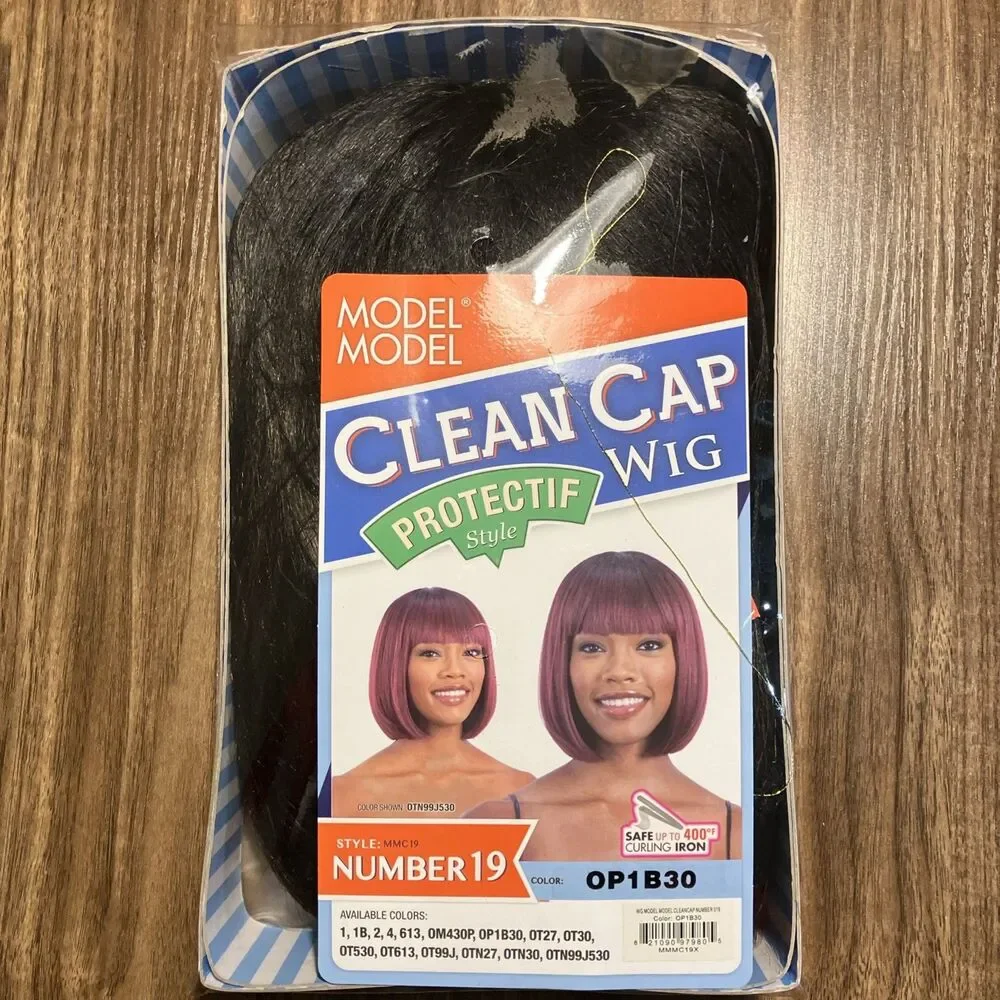 Model Model Clean Cap Synthetic Hair Wig Number 19 OP1B30